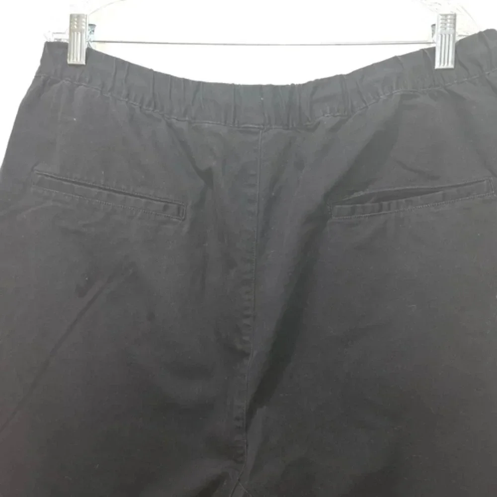H&M UNISEX Black Cotton Cargo/Jogger Pants Size XL